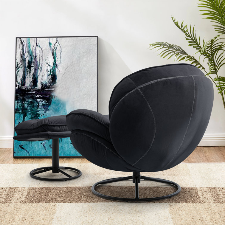 Armless swivel accent discount chair